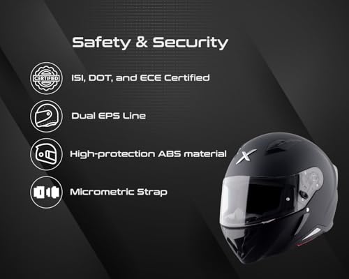 Axor Hunter Full Face Helmet - Matte Black Dull Black - Image 3