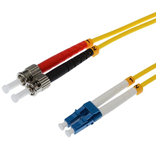 HELOS LWL CABLE DE RED LC/ST DUPLEX 9/125?M OS2 AMARILLO 5,0M