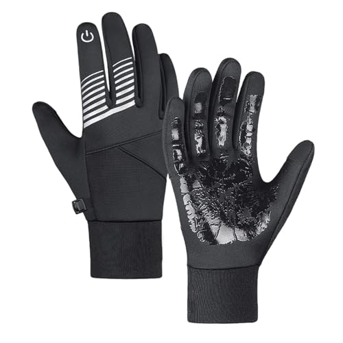 Guantes de nieve | Guantes impermeables para la nieve para pantalla táctil | Manoplas antideslizantes para hombre y mujer para deportes de ciclismo en coche, esquí, actividades al aire libre climas