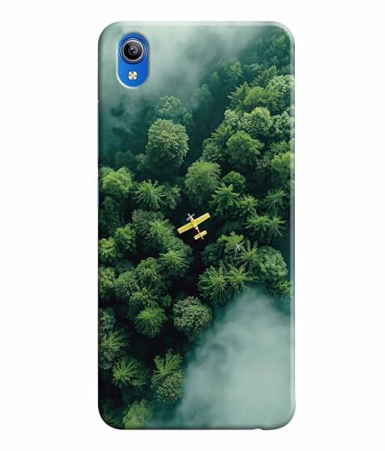 Image of Aeroplane Travel World Printed Hard Back Case Cover & Compatible for Vivo Y90 / Vivo Y90i (Multicolor) - D1805
