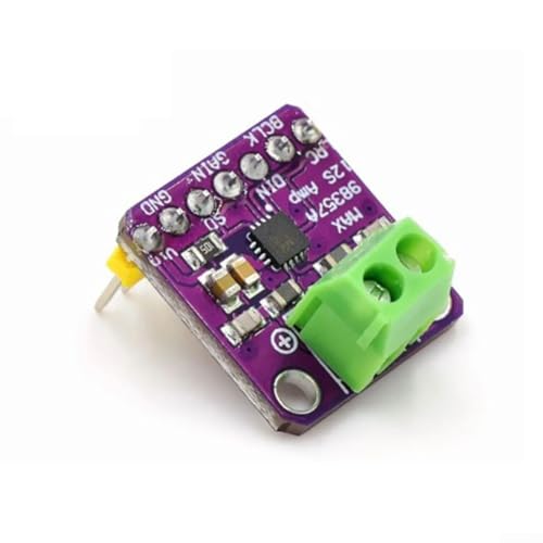 MAX98357 Audio-Modul mit Klasse D, einstellbaren Verstärkungseinstellungen und breiter digitaler Audioformat-Unterstützung für Heimwerker (geschweißt)