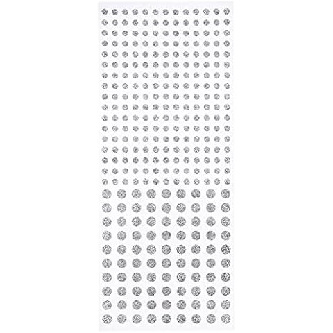 anitas Docrafts Glitterations - Pegatinas de lunares plateados Cover