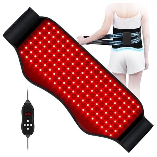 KingPavonini Red Light Therapy Belt with Compression