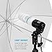 LimoStudio [2 Pack] Extended Cable Cord AC Socket, Light Stand Mount with Umbrella Reflector Holder, 11 feet Long Cable, Longer Than Market Standard Photography Studio, AGG886