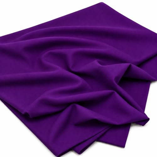 Image of M Fabrics Cotton Plain Solid Lining 2by1 Soft 36 Inch Width Solid Colors for Craft Material Blouse, Petticoat, Kurtis, Tailoring & Boutique Purpose (2by1 Pack of 5 Meters) - Regal Purple