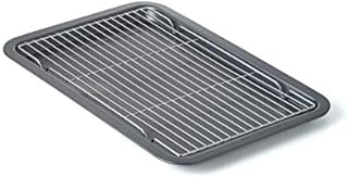 Nifty All in 1 Oven Crisper Baking Pan and Cooling Rack – Non-Stick Chrome Plated, Multipurpose Kitchen Bakeware, Oven & Dishwasher Safe, Heavy-Duty Design
