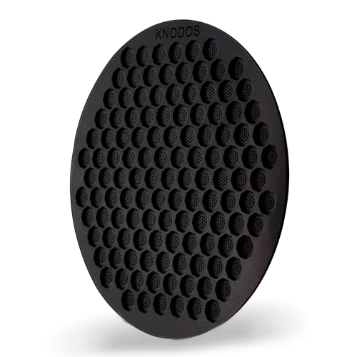 Image of 54mm Espresso Puck Screen - Stainless Steel Ultra Thin Espresso Filter Perfect Fit With Breville Barista Express, Pro, Touch, Bambino, Infuser, Easy Clean Design (Black, 54mm)