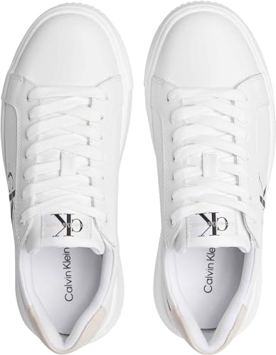 Calvin Klein Baskets pour femme Bianco en polyuréthane femme - vue 4