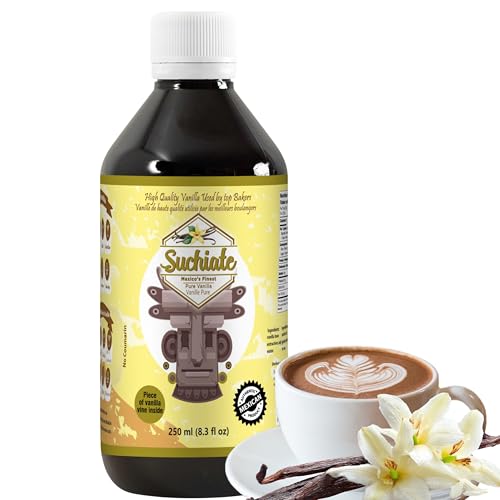 Suchiate Pure Vanilla | Mexican Vanilla for Baking and Desserts | Made with Real Vanilla Bean | Vainilla Mexicana Buena 8.3oz (250 ml)