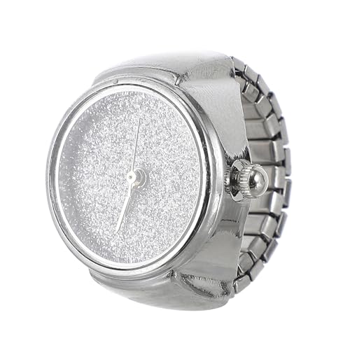 YARNOW リングウォッチ メンズ レディース シンプル クォーツムーブメント 収納便利 ファッション指輪時計 贈り物に