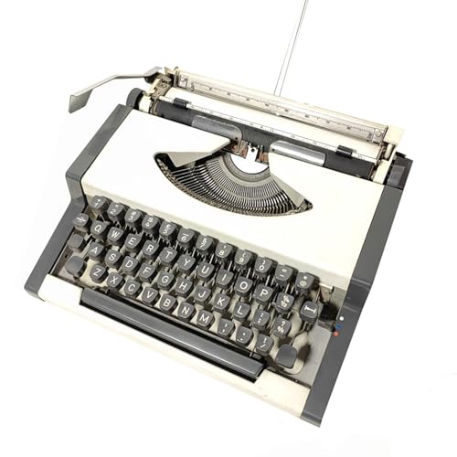 Vzhrvd Máquina De Escribir Mecánica Inglesa, Máquina De Escribir Antigua, Máquina De Escribir Manual para Notas O Cartas O Escritura Creativa, Regalo Literario para Escritores