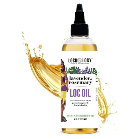 Loc Oil with Lavender & Rosemary for Dreadlock Growth | Black Owned Dreadlock Hair Products Cover