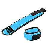 Vaupan Knöchel-/Handgelenkgewichte, kleine Bein-Arm-Handmanschetten-Gewichte für Damen und Kinder, Trainingsgerät mit verstellbaren Riemen für Fitness, Fitnessstudio, Tanzen, Aerobic (0.5 kg, blau)