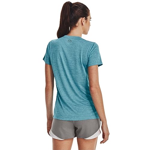 Image of Under Armour Womens Tech V-Neck Twist Short-Sleeve T-Shirt