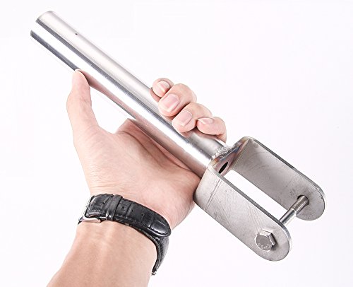 Boruien Newest Flagpole Flag Pole Post Holder Stand Stainless Steel For Jeep Wrangler 2007 Up & Other Suv (Silver) #TOP3