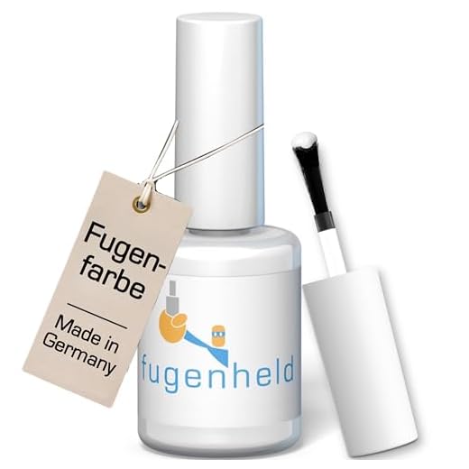Anti-Schimmel Fugenfarbe/Fugenstift weiß, extra gut abdeckende Farbe, schimmelresistent / 1x15ml (Weiß)