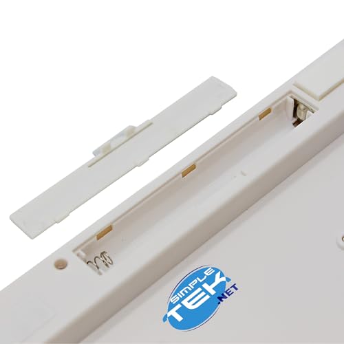 Teclado y ratón inalámbricos blancos QWERTZ para evitar cables sueltos 5