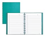 Blueline MiracleBind Notebook, Turquoise, 9.25 x 7.25 inches, 150 Pages (AF9150.44)
