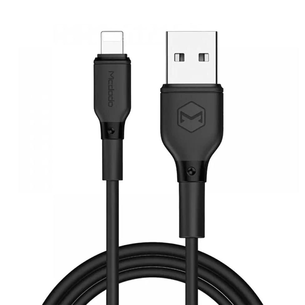 mcdodoLightning Data-Charging Cable, 3A, 1.2m, Black, for iPhone Models
