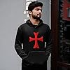 lepni.me Hoodie Sweatshirt The Knight Templar Red Cross Order of Solomon's Temple (L White Multi Color) #5