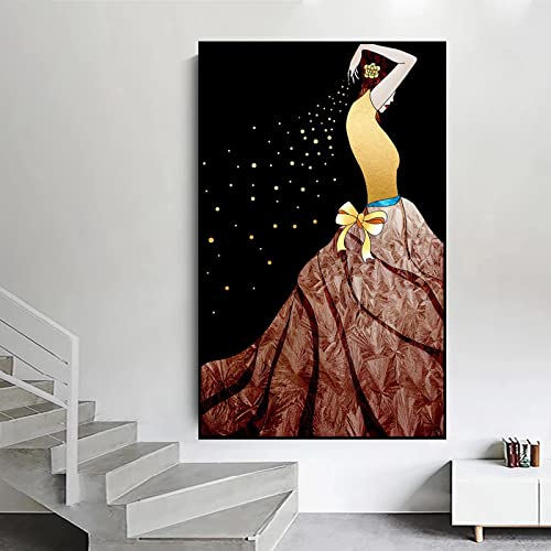 Tableau nordique abstrait pour salon Décoration murale moderne 35x50 cm