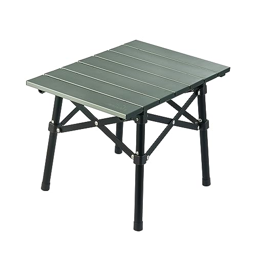 Naturehike Mesa Dobrável de Alumínio, Portátil, Ultralivre, para Acampamento, Caminhadas, Jardim e Piquenique ao Ar Livre, Tamanho: 14.3 cm x 12.5 cm x 32.9 cm, Cor: Verde