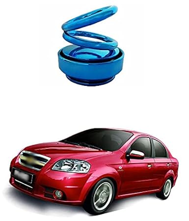 PRIKNIK Solar Energy Rotating Car Perfume with Long Lasting Organic Fragrance, Feel-Good Premium Car Air freshener Compatible with Chevrolet Aveo