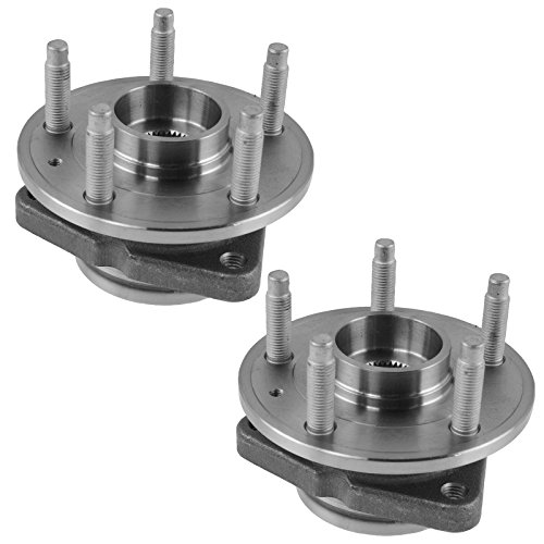 Image of TRQ Front Left and Right Wheel Bearing and Hub Assembly Set 2 Piece Compatible with 2011-2013 Chevrolet Cruze 2014-2015 LT with 16 Inch Wheels 2016 Limited with 16