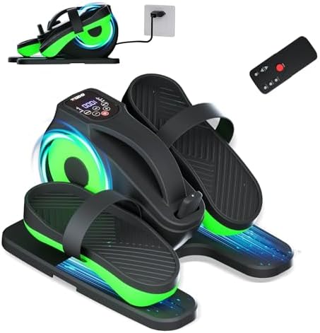 TODO Mini Eliptica Electrica, Pedaleador Electrico, Pedales Estaticos Personas Mayores Maquina Andar Sentado Bicicleta Eliptica Fitness para Casa para Ancianos