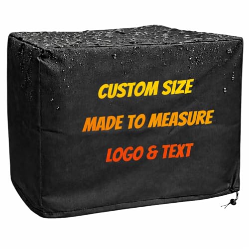 Custom Fit Industrial Dust Protection Cover Made to Measure Protective Cover with Personalized Text...