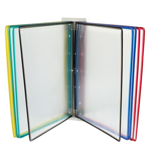 Organizador carpetas de pared y archivador vertical metalico para folios en despachos