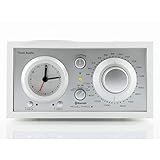 Tivoli Audio Model Three Bluetooth Clock Radio with USB (White/Silver)