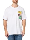 True Religion Men's Freeway Patch Tee, Optic White, XL