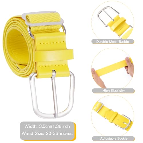 Dxhycc Youth Baseball Socks and Belt Combo Set Adjustable Softball Baseball Socks and Belt for Boys Girls3