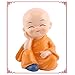 4 Monks Figurine Statue Cute Little Monks Hear No Evil See No Evil Speak No Evil Do No EvilStatue Wealth Lucky Figurine Showpiece Home Miniature Baby Buddha Decor Gift