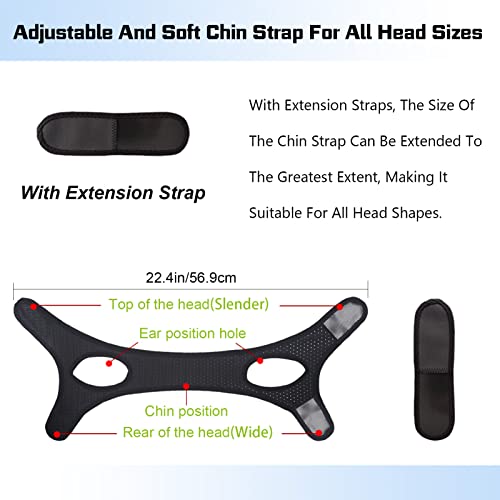 OAPRIRE-Cpap-Chin-Strap-with-Extension-Belt-Effectively-Stop-Snoring-Breathable-Anti-Snoring-Devices-Non-Stick-Hair-Snoring-Solution-Soft-and-Comfortable-with-Portable-Storage-Bag-Black