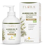 FLORA Bellessere Nettoyant intime arbre à thé pH 3,0 – 250 ml à l'effet protecteur hydratant...