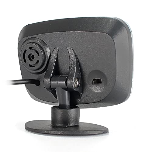 Sensor De Estacionamento Ré Com Tela Lcd Universal 4 Pontos Branco