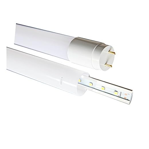 NCC-Licht T8 Glas LED Röhre G13 230V 18W = 36W 1700lm 120cm 4000K 1200mm 270°