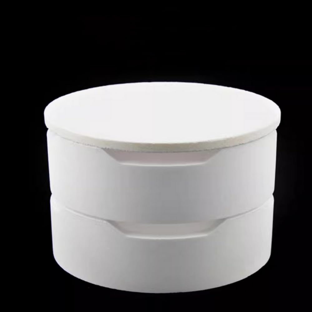 Płyta do spiekania cyrkonu o wysokiej czystości — okrągłe krążki ze spieku Zestaw pokryw tygla do zastosowań wysokotemperaturowych(100x30mm with Lid)