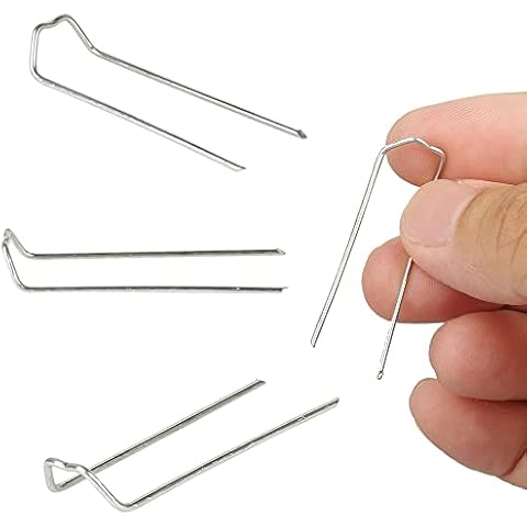 150Pcs Floral Pins U Shaped Pins, 1.8 Inch Greening Pins for Foam Wreaths Bouquet Plants Fern Moss Pins Metal Craft Picks Cover