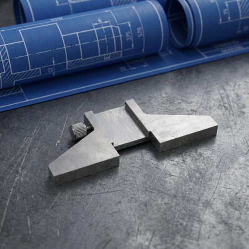 Adaptador Base Profundidad Acero Inoxidable para Calibrador miniatura 4