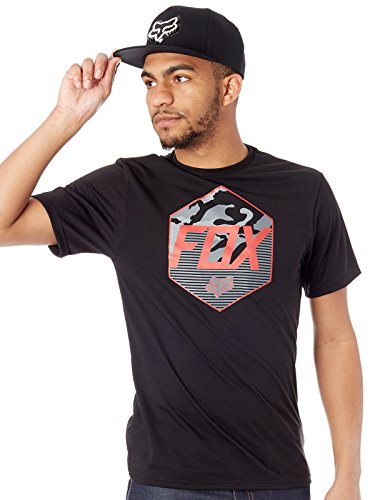 Fox T-Shirt Kaster Tech Nero (L, Nero)