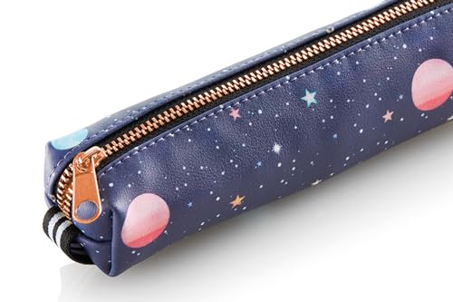 Image of MIQUELRIUS - Mini Pencil Case with Rubber, Planets Design