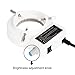 Microscopes Equipment Microscope LED Ring Light Adjustable Lamp 110V-240V Microscope Circle Light for Industrial Microscope(White)