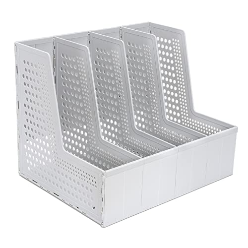 FRETONBA Organiseur de bureau pliable A4 avec 4 compartiments pour rangement de bureau Cover