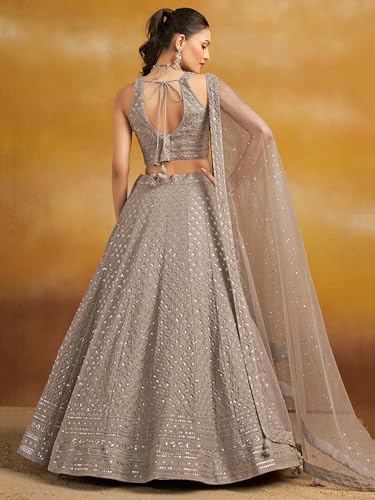 Delisa Indian Ready To Wear Lehenga Choli Navratri/Diwali/Events For Women, Bridesmaid, Wedding Party, Festival Wear-51244