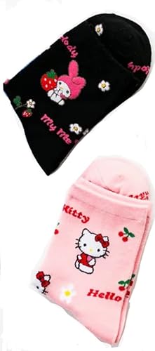 Character Socks For Women And Girls- Pack Of 4 Pairs- Womens Socks- Girls Socks Cute Aesthetic #TOP6