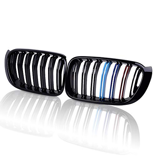 Rejilla M-Sport con doble abertura frontal negro brillante Cover