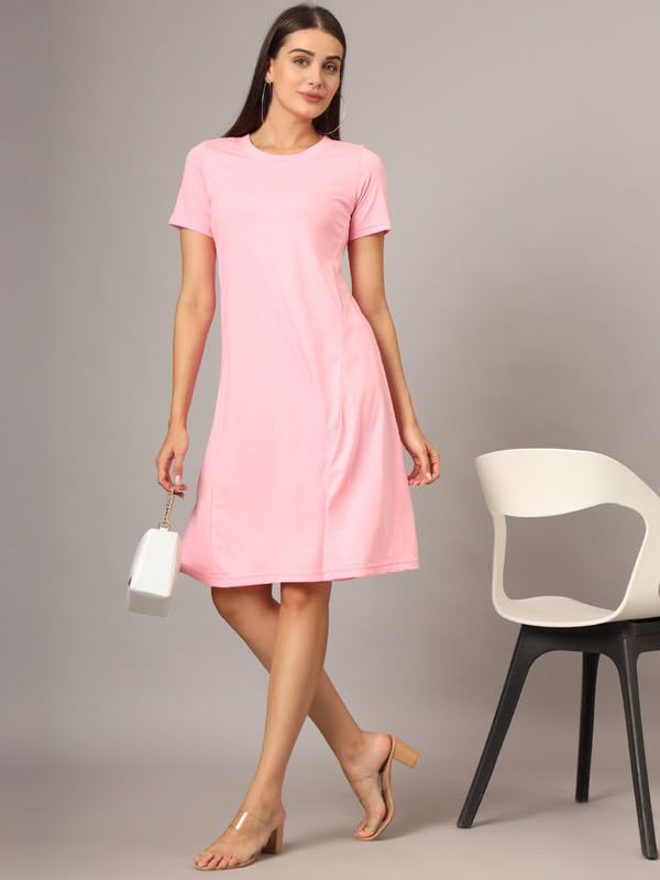 Image of Women's A-Line Cotton Midi Dress